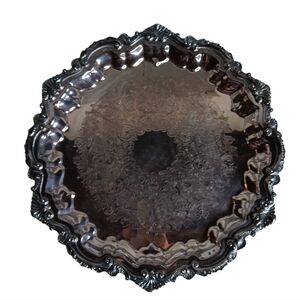 Vintage Wallace Silver Plated Serving Tray